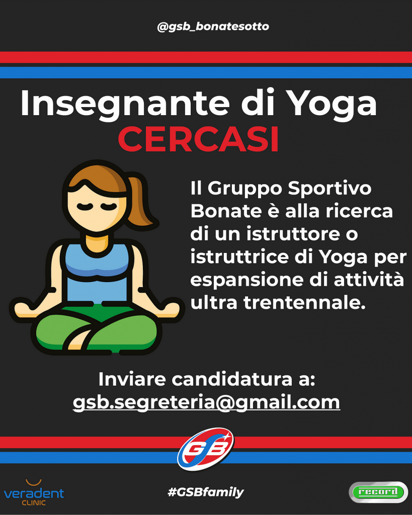 insegnante di yoga cercasi