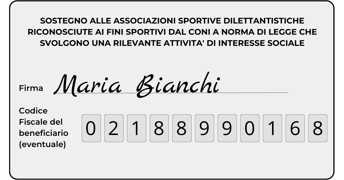 facsimile scheda 5x1000